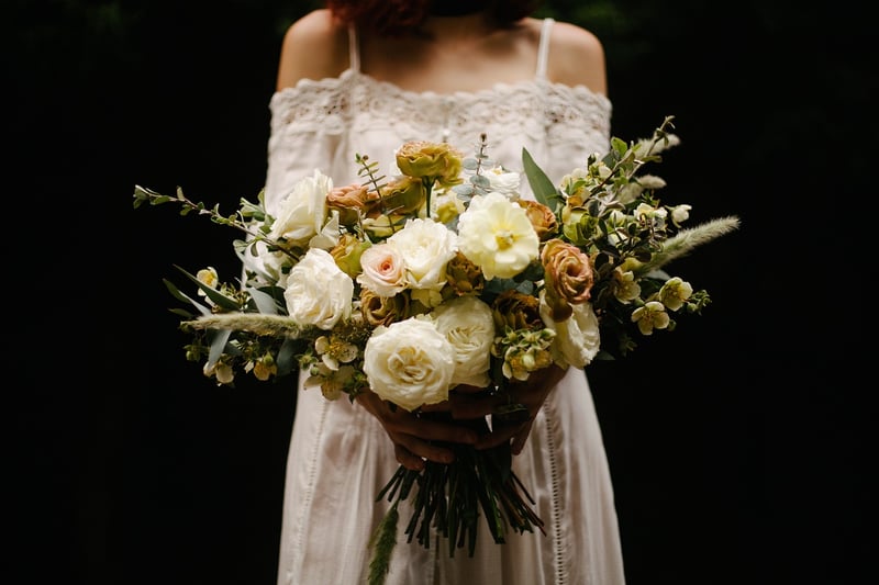 Bride in stylish attire